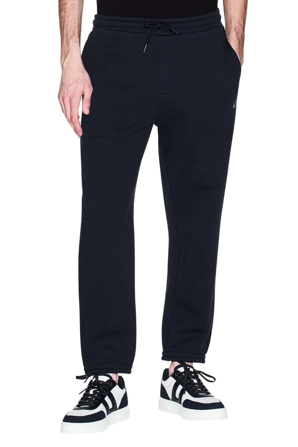 Мужской Armani Exchange Брюки-джоггеры из хлопка (цвет ), артикул XM001419-AF16434 | Фото 4