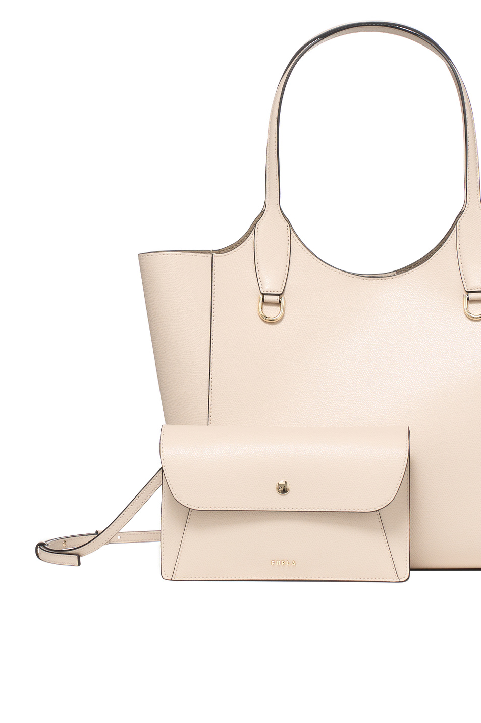 Женский Furla Сумка-тоут LEA M из натуральной кожи (цвет ), артикул WB01941-ARE000 | Фото 4