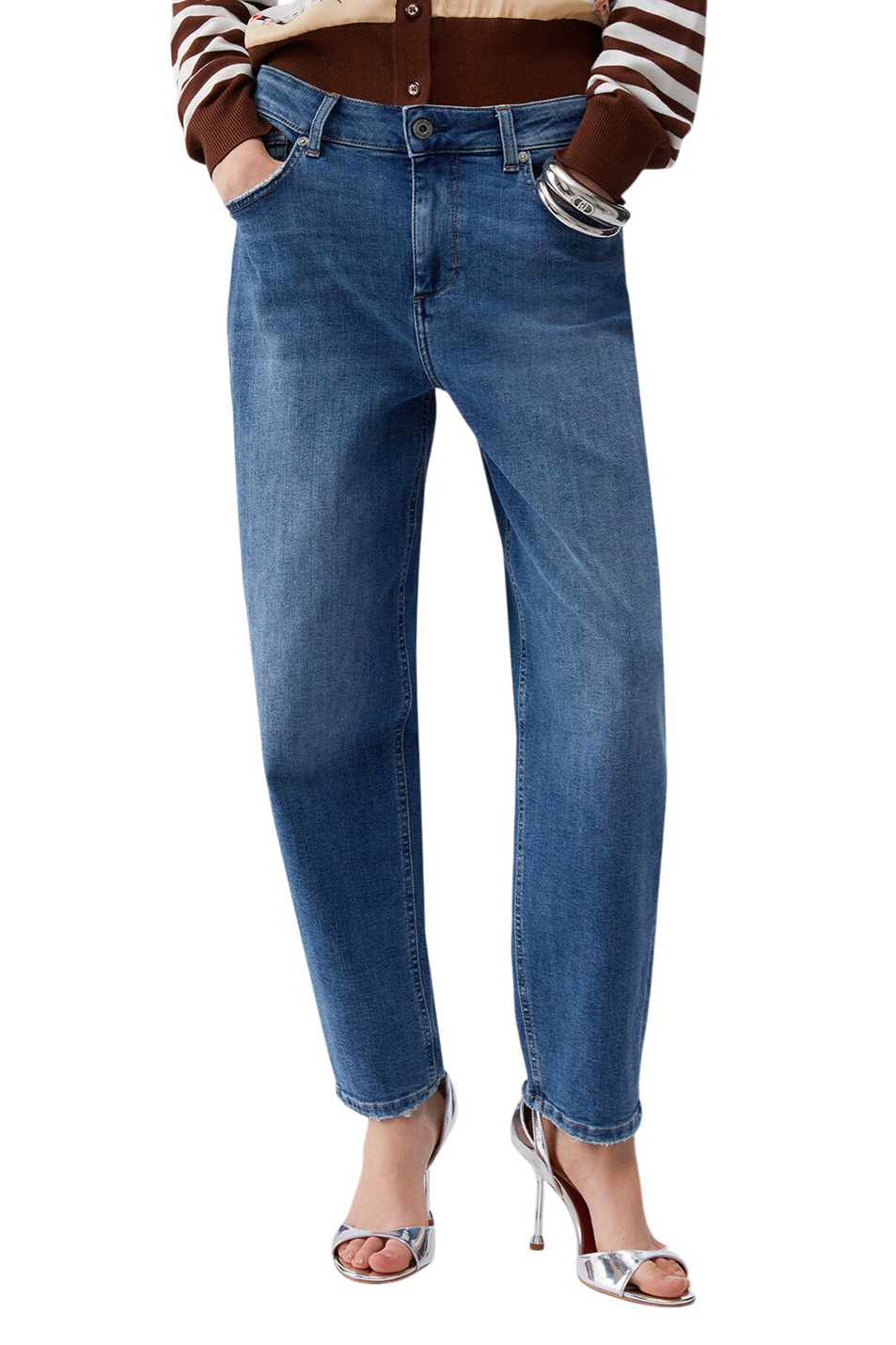 Женский Liu Jo Джинсы из хлопка (цвет ), артикул UA6200DS057 | Фото 3