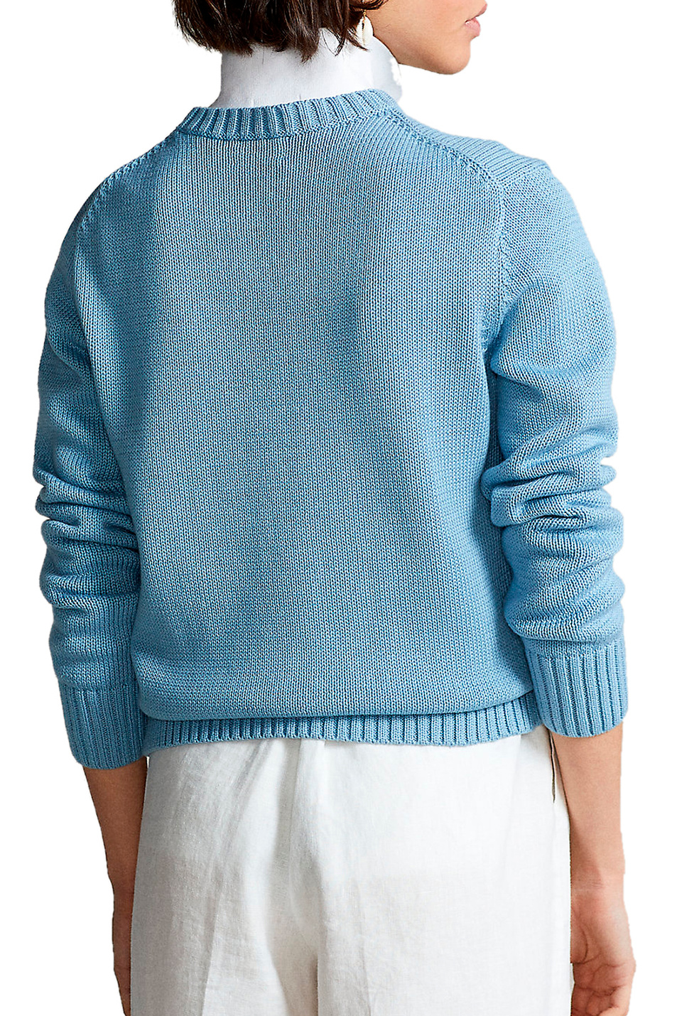 Женский Polo Ralph Lauren Джемпер из хлопка и льна (цвет ), артикул 211863606001 | Фото 4