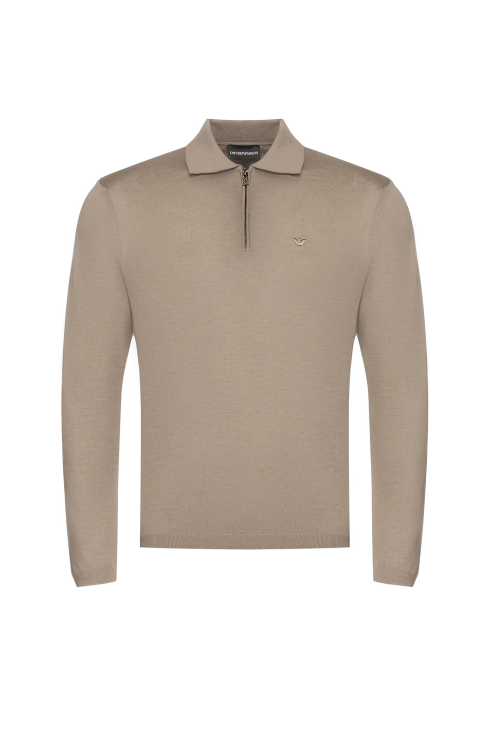 Мужской Emporio Armani Джемпер-поло из шерсти (цвет ), артикул EM004381-AF23421 | Фото 1