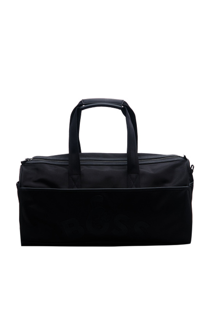 Текстильная сумка с ручками и плечевым ремнем|Основной цвет:Черный|Артикул:50487490 | Фото 1