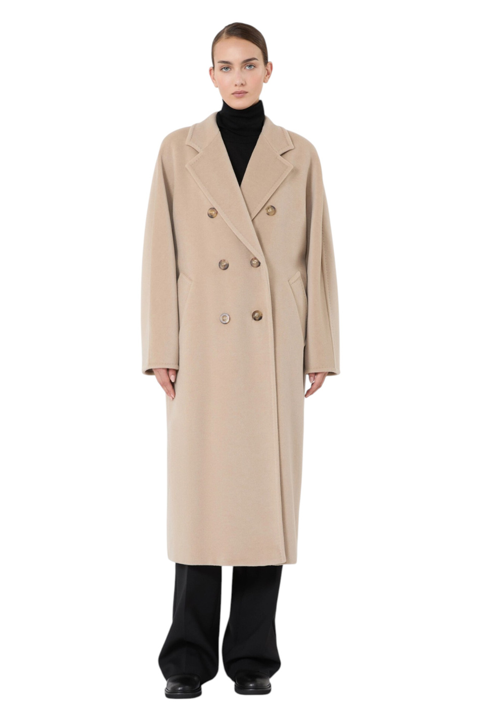 Женский Max Mara Пальто MADAME из шерсти и кашемира (цвет ), артикул 2621018010 | Фото 3