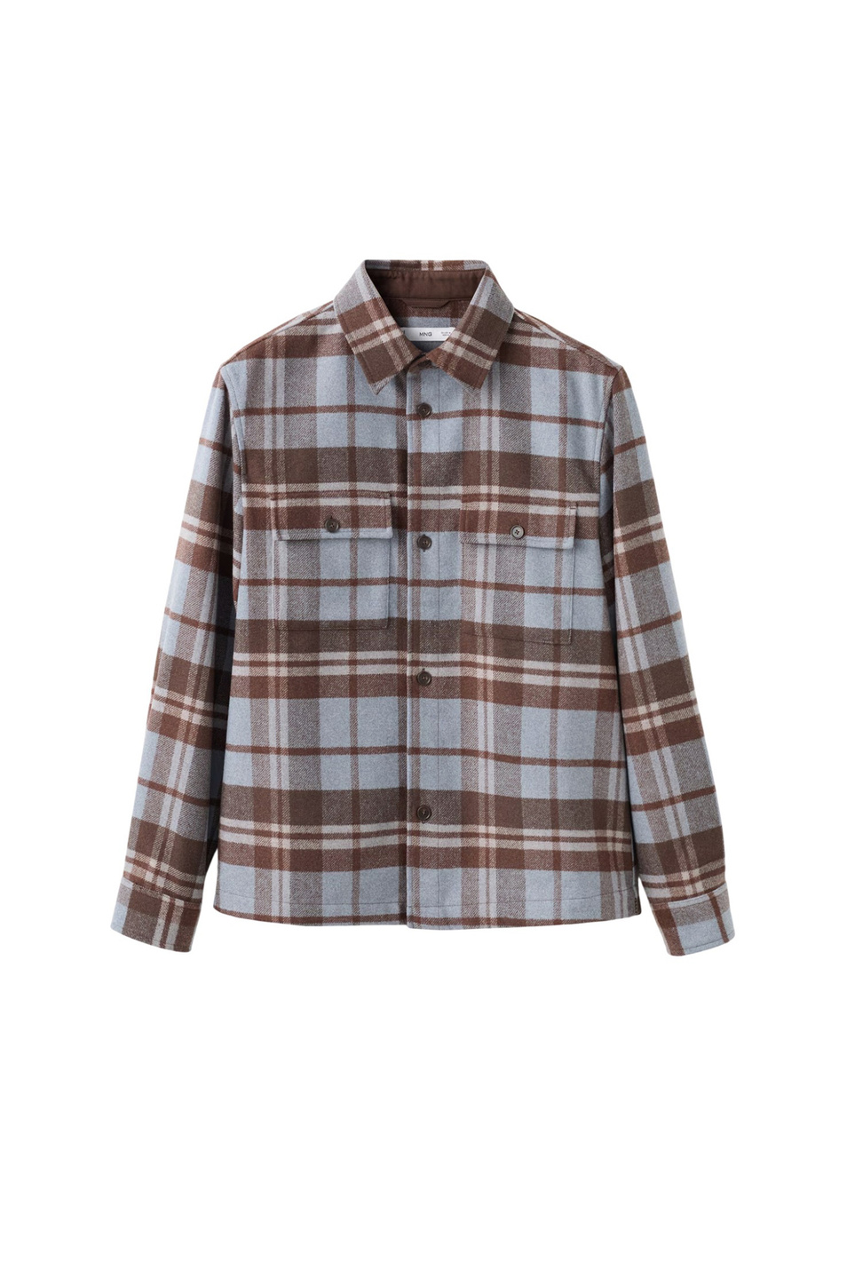 Мужской Mango Man Рубашка DRUM в клетку (цвет ), артикул 27071225 | Фото 1