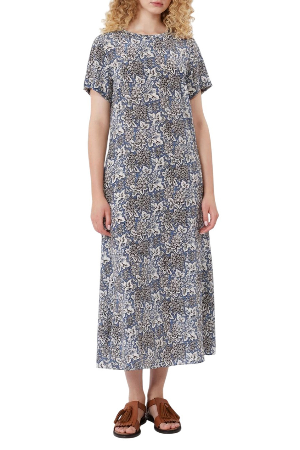 Женский Weekend Max Mara Платье CRESPO из шелка (цвет ), артикул 2615221042 | Фото 4