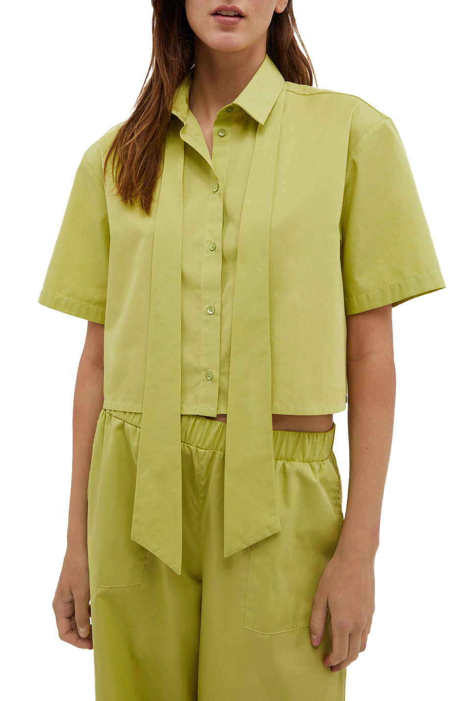 Женский MAX&Co. Рубашка TETTO из натурального хлопка (цвет ), артикул 71111523 | Фото 3
