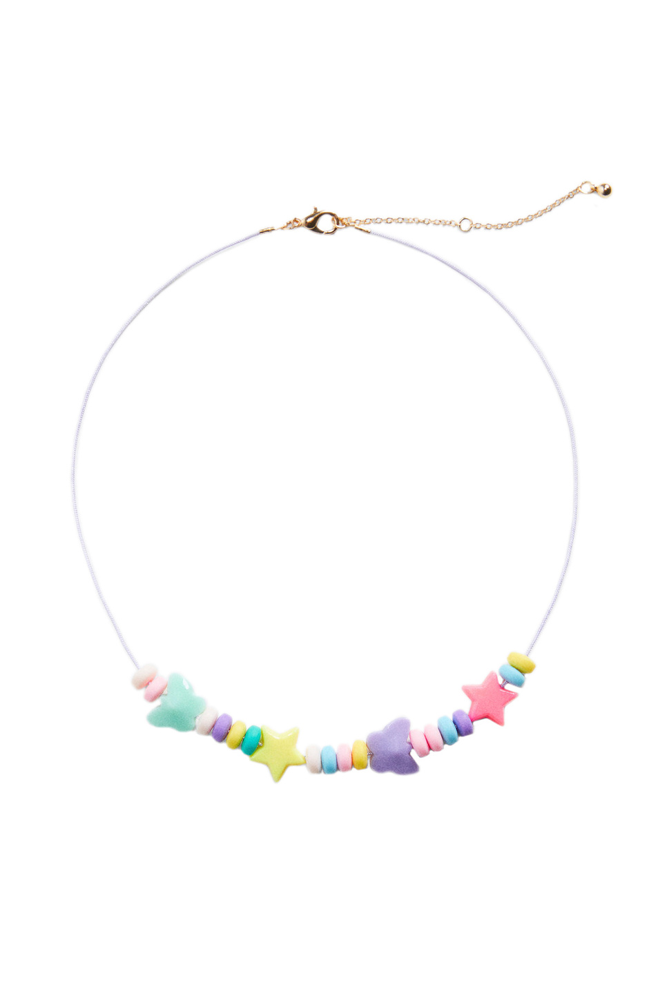 Девочкам Mango Kids Ожерелье XUXE с цветными бусинами (цвет ), артикул 37025830 | Фото 1