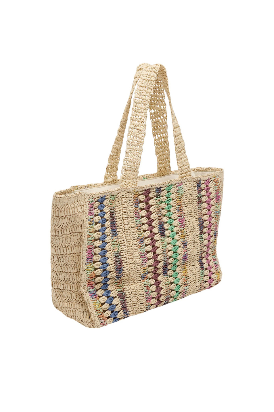 Женский Parfois Сумка-шопер соломенная (цвет ), артикул 233206 | Фото 2