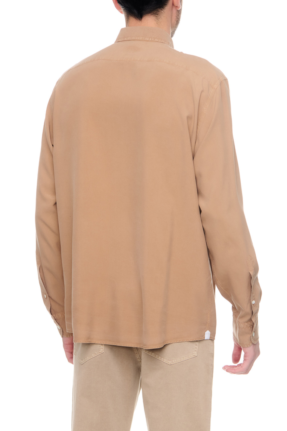 Мужской Zegna Рубашка из чистого шелка (цвет ), артикул UBX42A5-SLF5-9 | Фото 4
