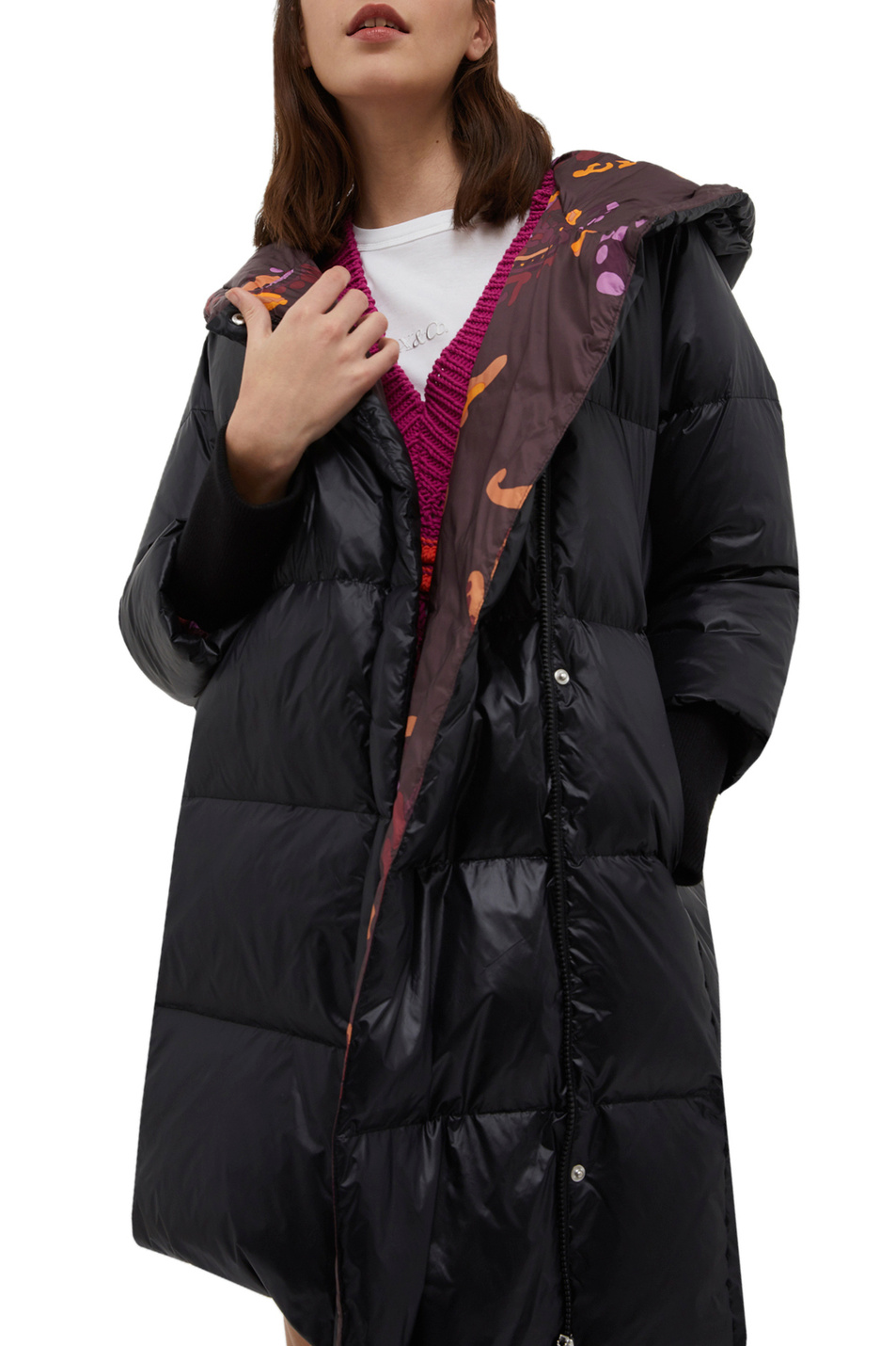 Женский MAX&Co. Пальто SCONTO на подкладке с принтом (цвет ), артикул 74940122 | Фото 3