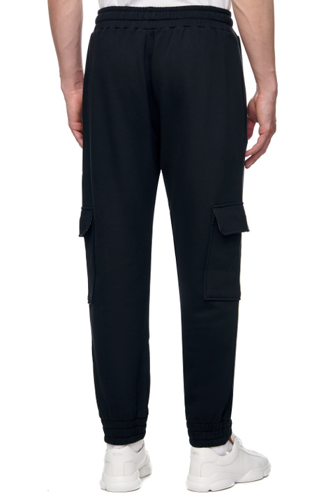 Zegna Брюки с накладными карманами на штанинах (Черный цвет), артикул N6N0C1270 | Фото 4