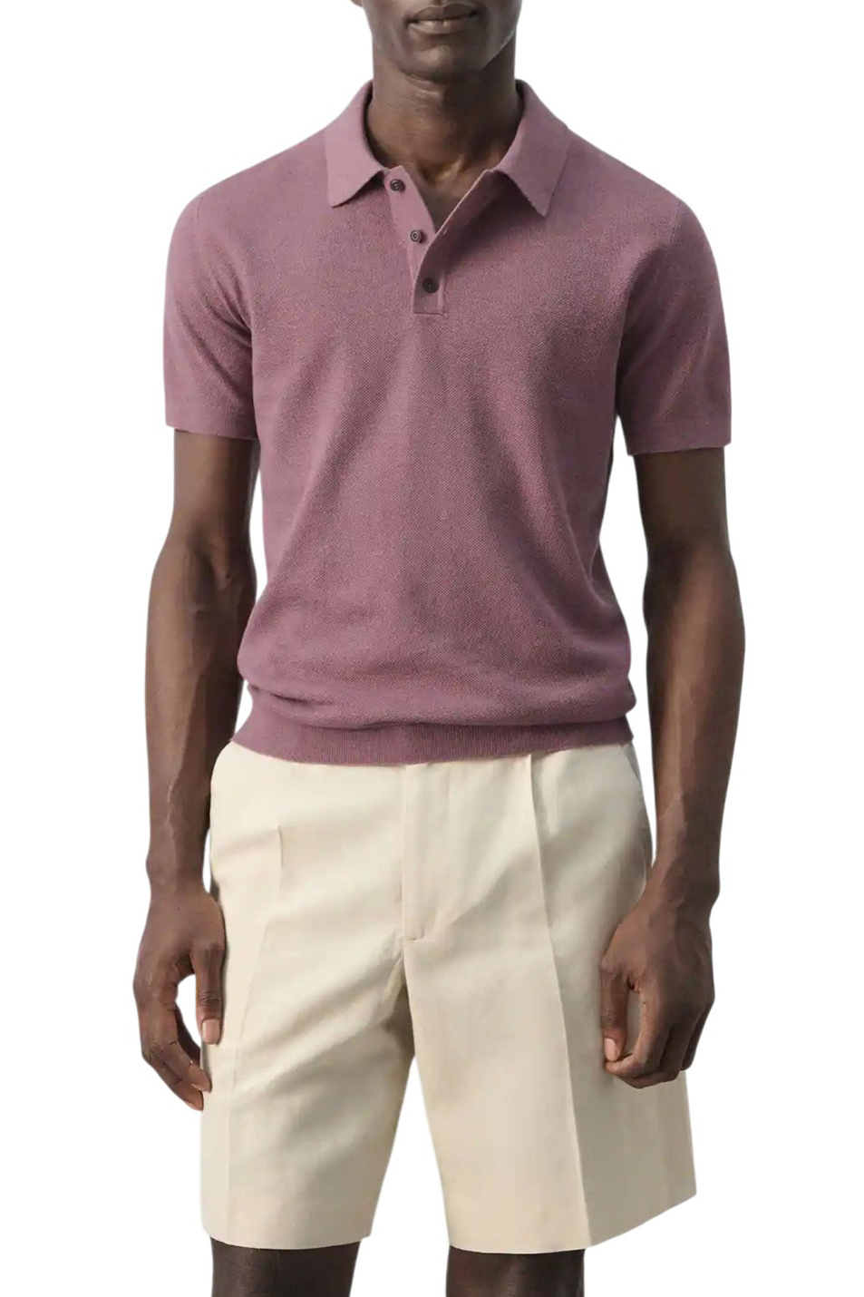 Мужской Mango Man Поло ANDREW из смесового хлопка (цвет ), артикул 27045944 | Фото 3