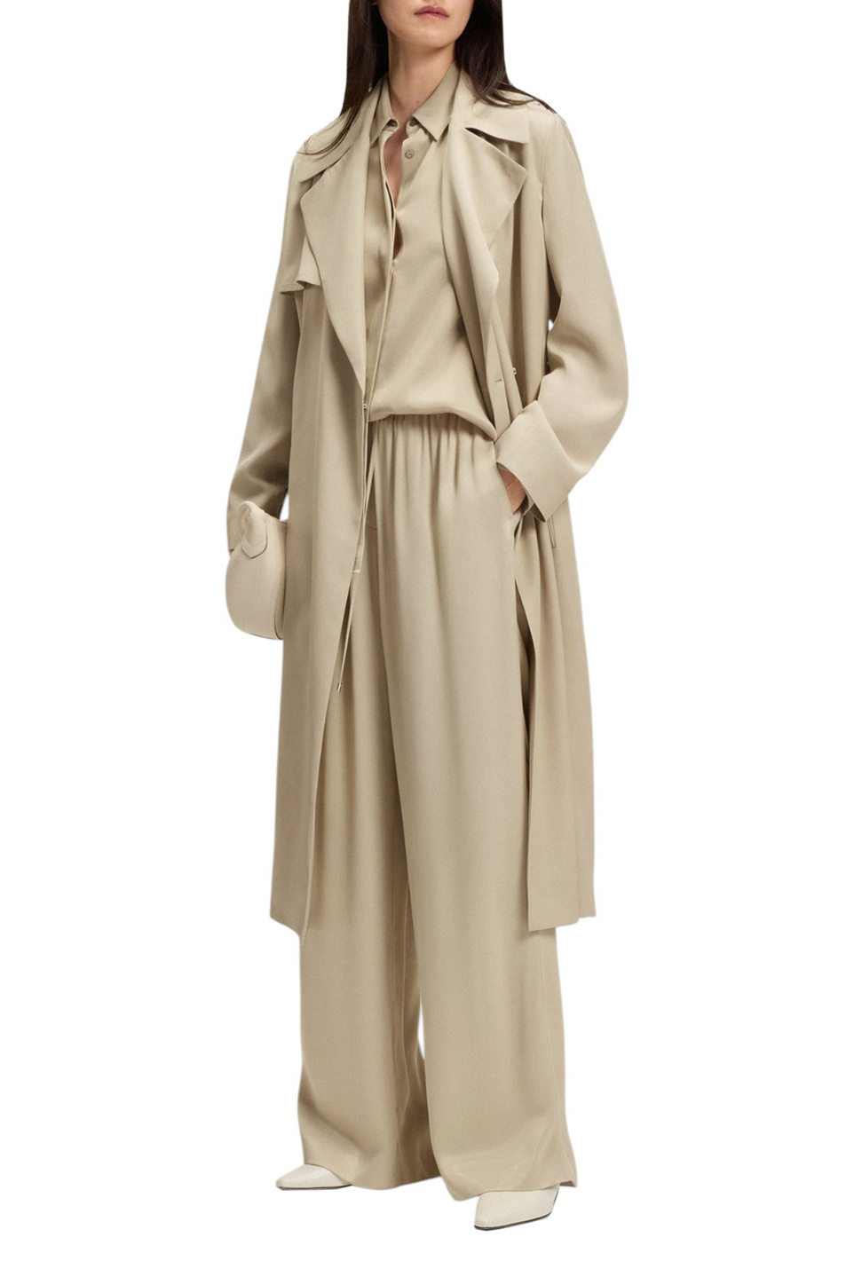 Брюки Tavati из вискозы|Основной цвет:Бежевый Женский BOSS Брюки Tavati из вискозы (цвет ), артикул 50541835 | Фото 2