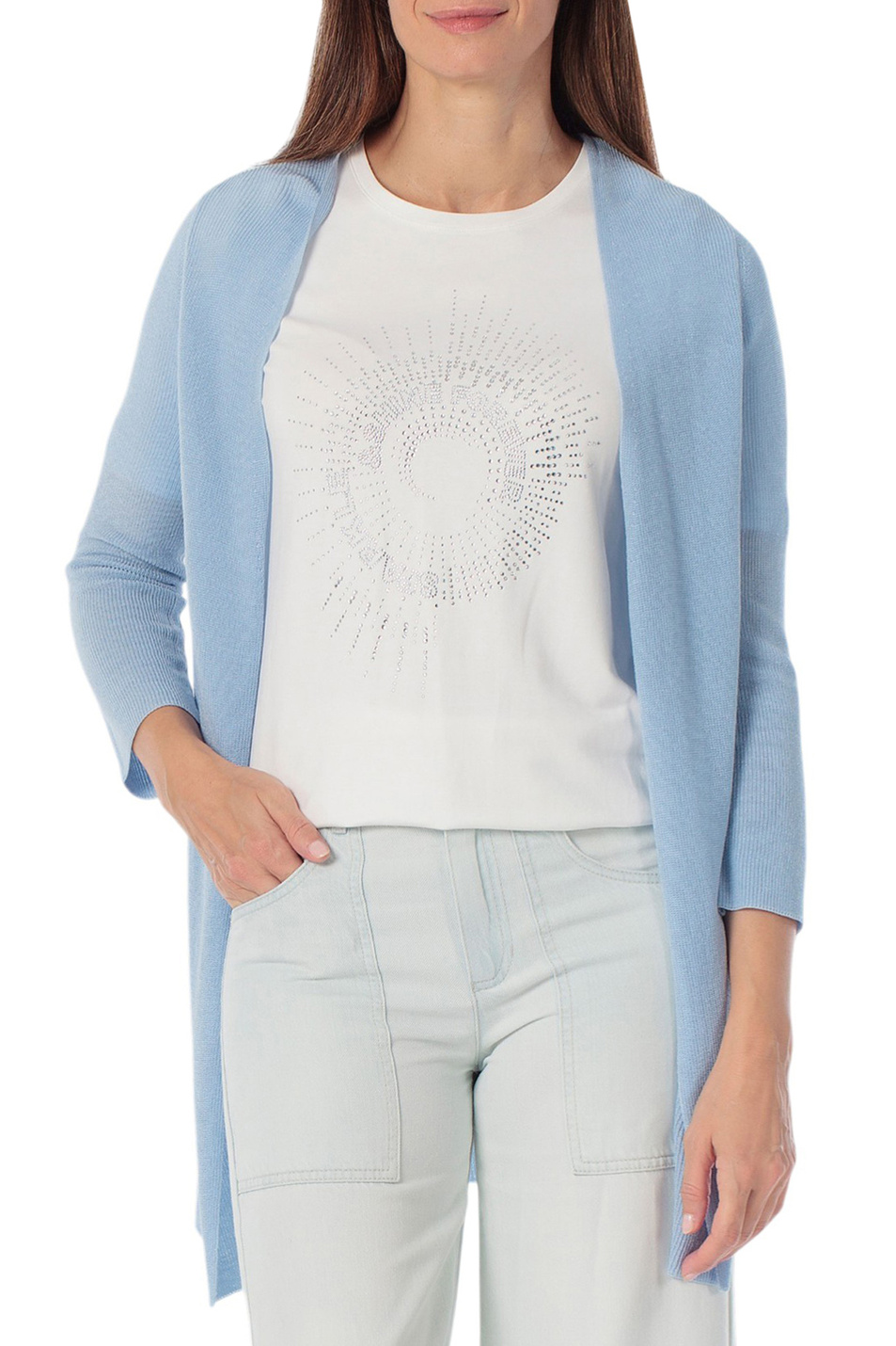 Женский Gerry Weber Кардиган однотонный (цвет ), артикул N68780 | Фото 1