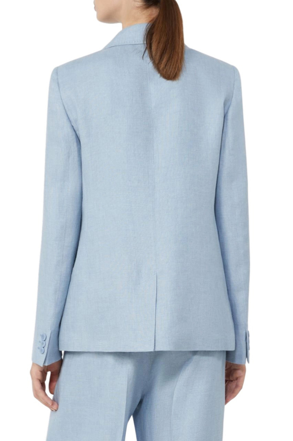 Пиджак NALUT из льна|Основной цвет:Голубой Женский Weekend Max Mara Пиджак NALUT из льна (цвет ), артикул 2615041072 | Фото 4