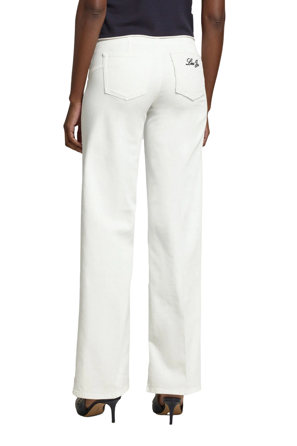 Женский Liu Jo Брюки из эластичного хлопка с принтом (цвет ), артикул WA6274T1816 | Фото 5