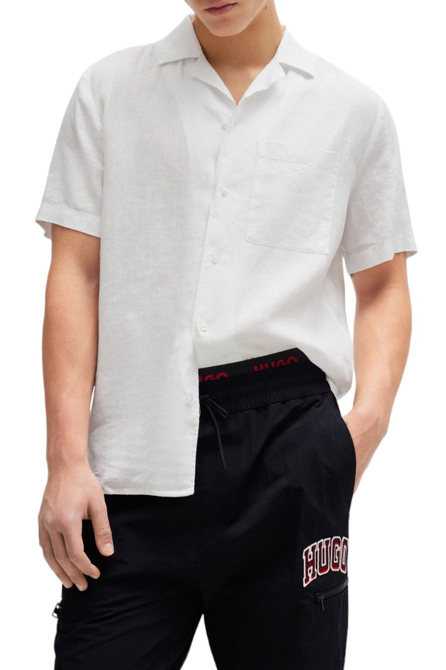 Мужской HUGO Рубашка Ellino из чистого льна (цвет ), артикул 50490761 | Фото 3