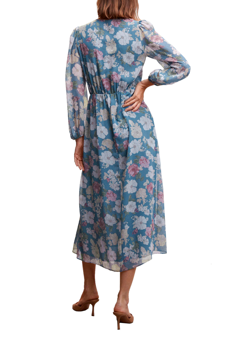 Женский Mango Платье KUK с цветочным принтом (цвет ), артикул 47035861 | Фото 3