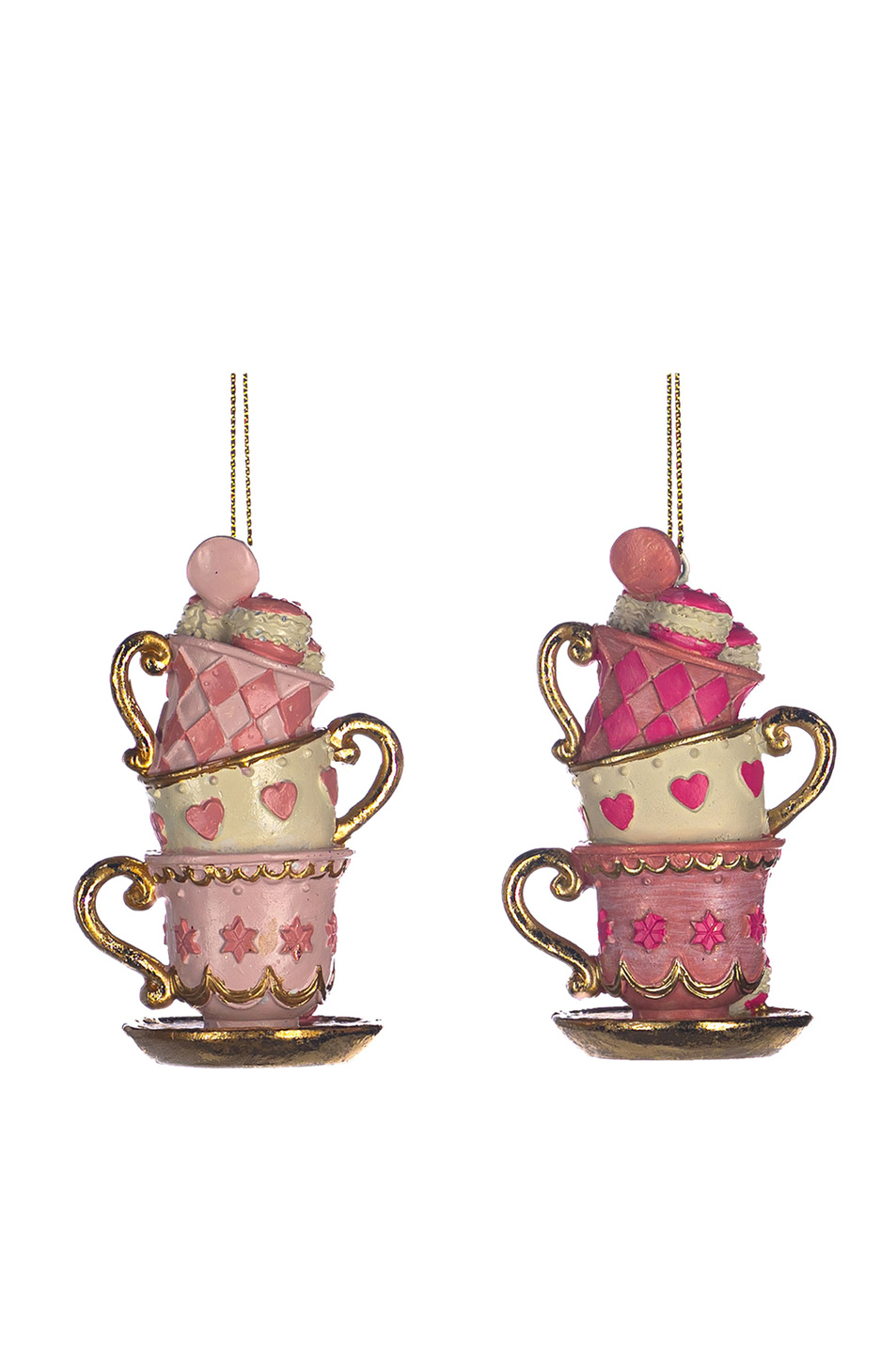 Не имеет пола Goodwill Елочная игрушка "Чашки и макаруны", 8см, в ассорт. (цвет ), артикул MC 38253 | Фото 1