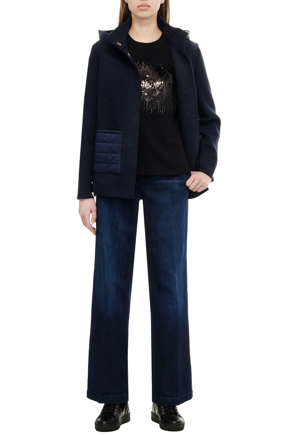 Женский Gerry Weber Куртка с капюшоном (цвет ), артикул 350207-31114 | Фото 3