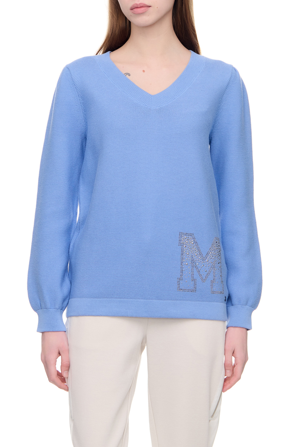 Женский Monari Пуловер с логотипом (цвет ), артикул 407604 | Фото 4