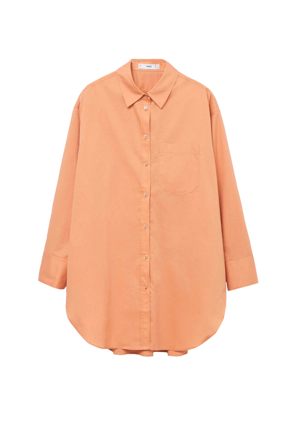 Женский Mango Рубашка JAMES с карманом на груди (цвет ), артикул 17054046 | Фото 1