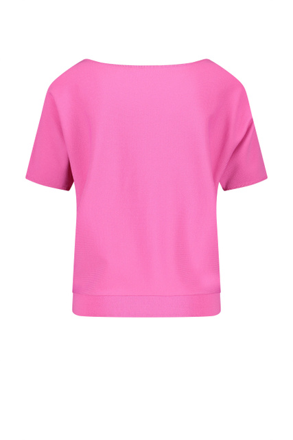 Джемпер с коротким рукавом|Основной цвет:Розовый|Артикул:171028-35712 | Фото 2