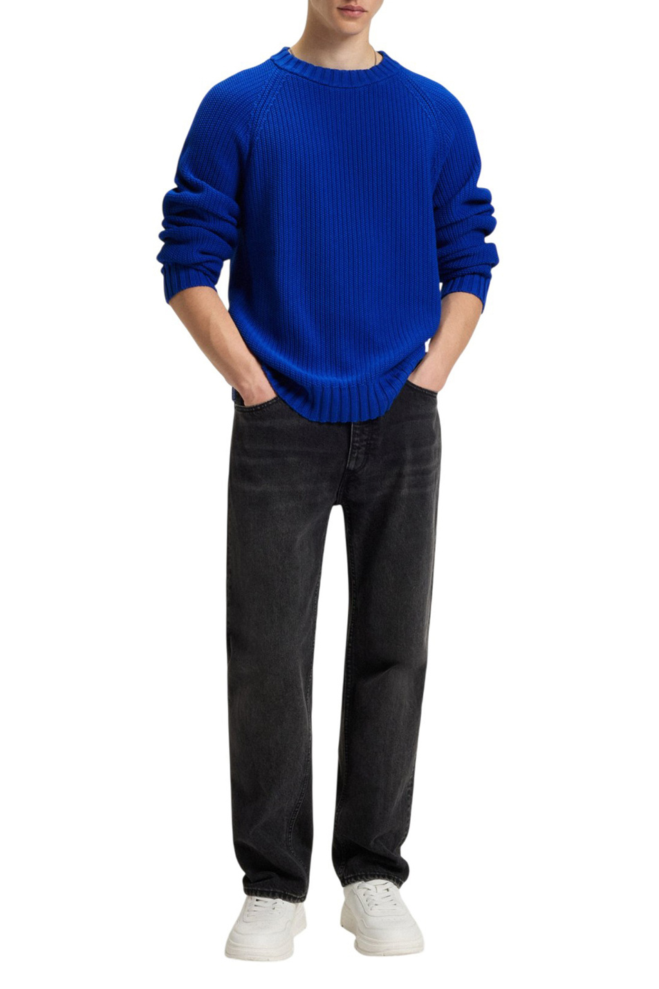 Мужской HUGO Свитер Sonnee из хлопка (цвет ), артикул 50551398 | Фото 2