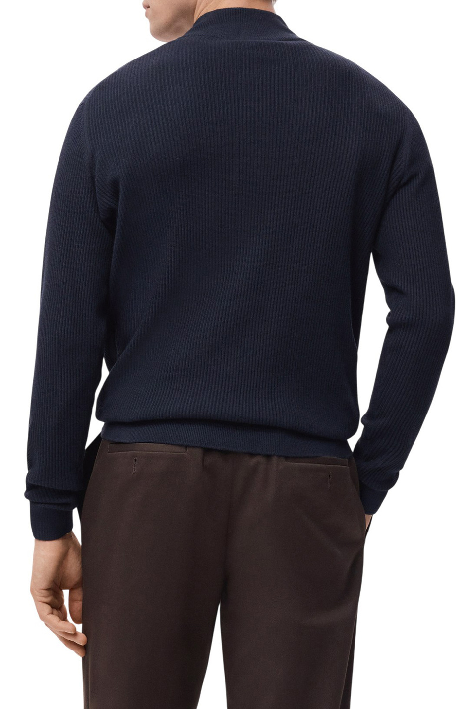 Мужской Mango Man Джемпер ANTIGUAP с застежкой-молнией (цвет ), артикул 27041283 | Фото 4