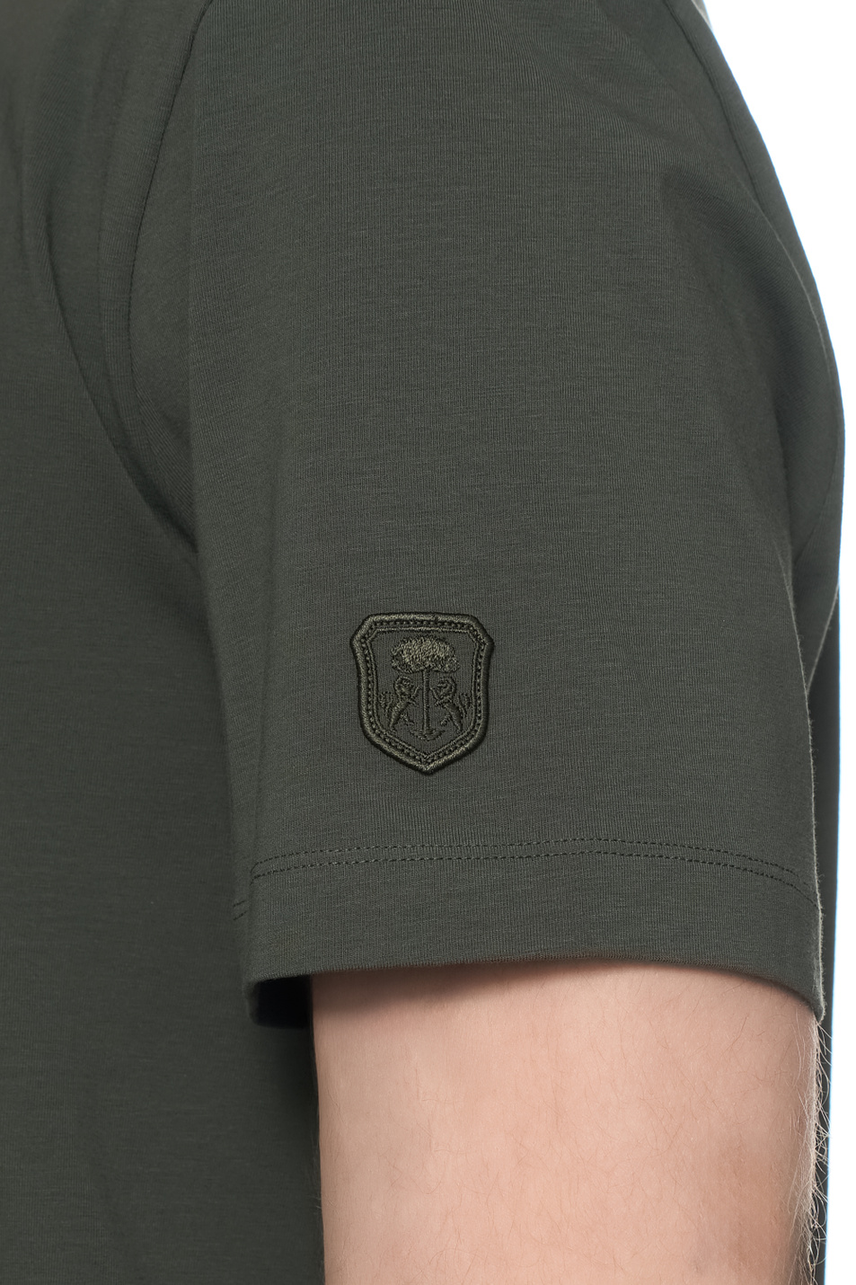 Мужской Corneliani Футболка из эластичного хлопка (цвет ), артикул 27G586-2725028 | Фото 6