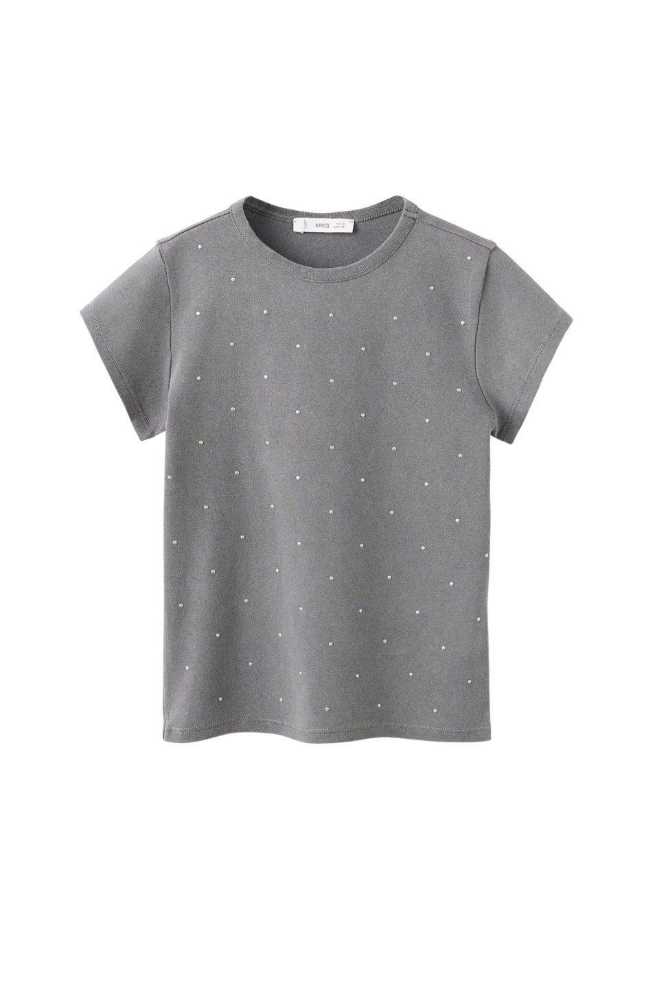 Девочкам Mango Kids Футболка STUD со стразами (цвет ), артикул 27031537 | Фото 1