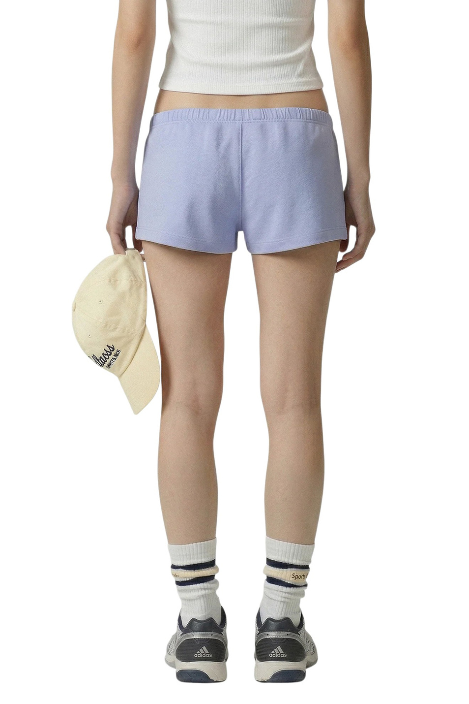 Женский Sporty & Rich Шорты Signature (цвет ), артикул SH07076326BL43 | Фото 5
