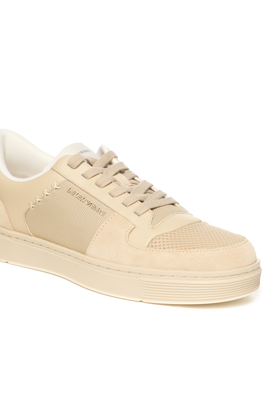 Мужской Emporio Armani Кеды из комбинированного материала (цвет ), артикул EM005293-AF24321 | Фото 5