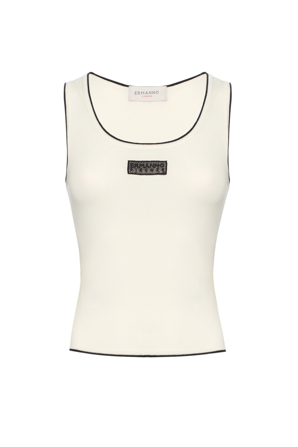 Женский Ermanno Firenze Топ с логотипом (цвет ), артикул D48EL030EP0 | Фото 1