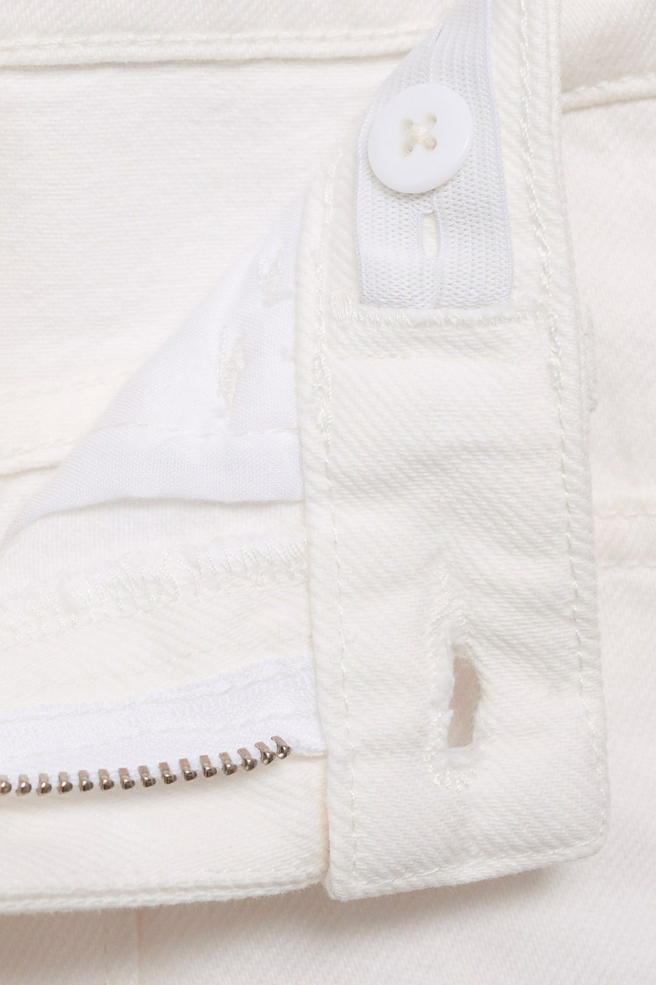 Девочкам Mango Kids Джинсы CULOTTE1 из хлопка (цвет ), артикул 17021249 | Фото 5