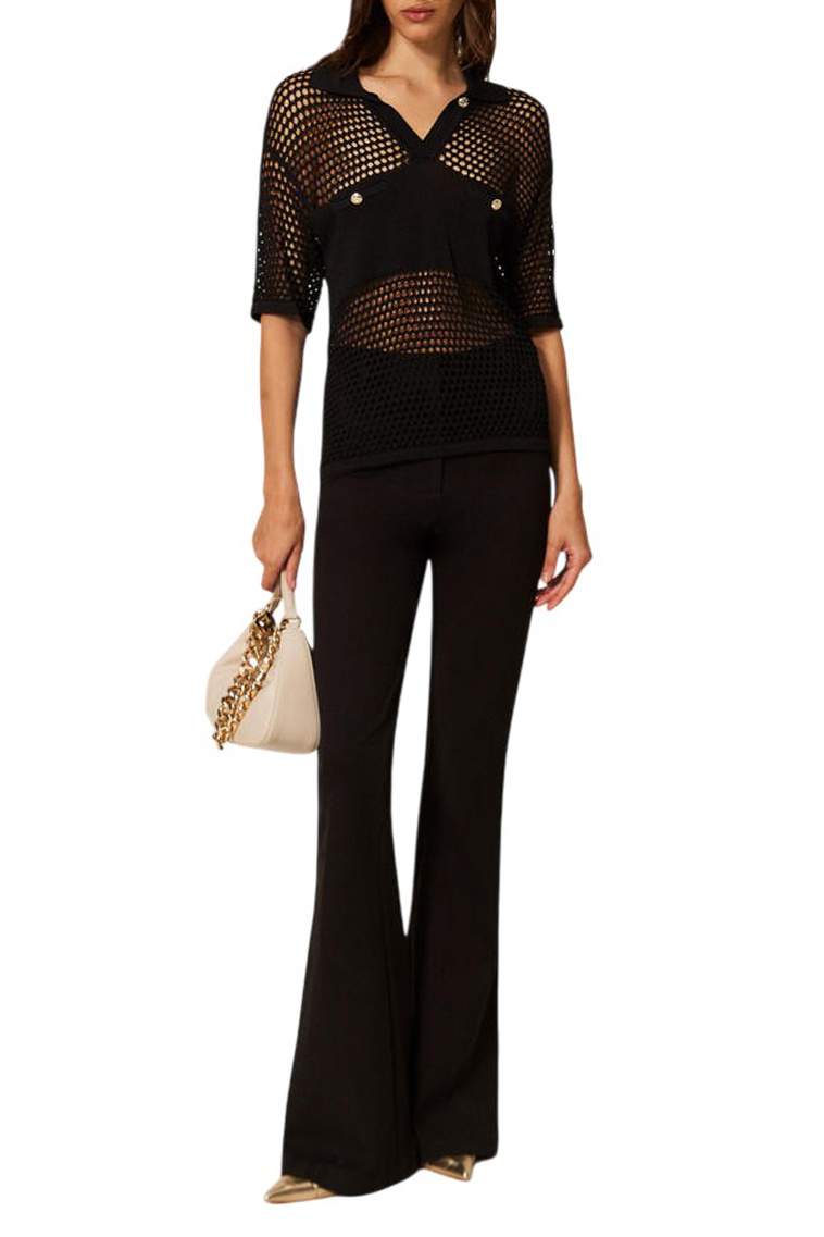 Женский TWINSET Milano Поло вязаное (цвет ), артикул 261AP3033 | Фото 2