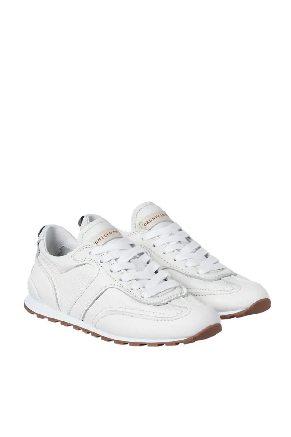 Женский Brunello Cucinelli Кроссовки из натуральной кожи (цвет ), артикул MZDKG3235 | Фото 2