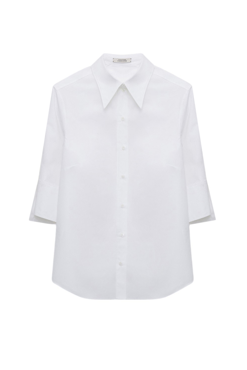 Рубашка POPLIN POWER из эластичного хлопка|Основной цвет:Белый|Артикул:748226 | Фото 1