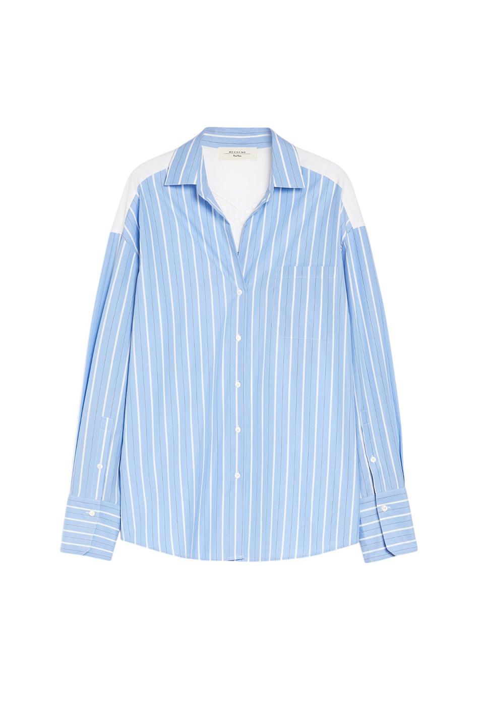 Женский Weekend Max Mara Рубашка NADAR с декоративной вставкой на спине (цвет ), артикул 2515111022 | Фото 1