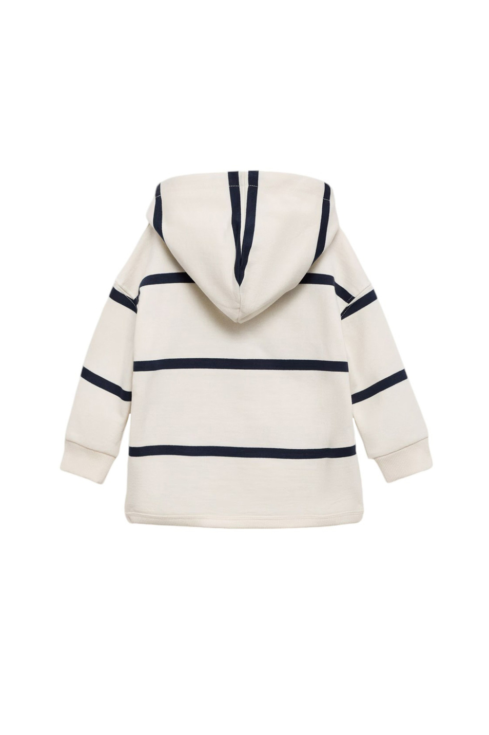 Мальчикам Mango Kids Худи ICEB из хлопка в полоску (цвет ), артикул 77007938 | Фото 2