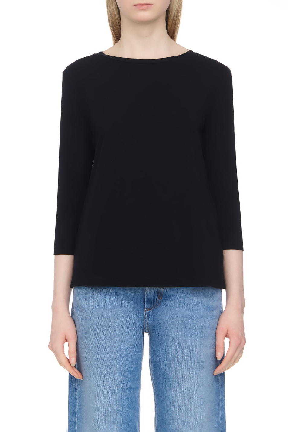 Женский Weekend Max Mara Лонгслив MULTIA из смесового хлопка (цвет ), артикул 2359460439 | Фото 3