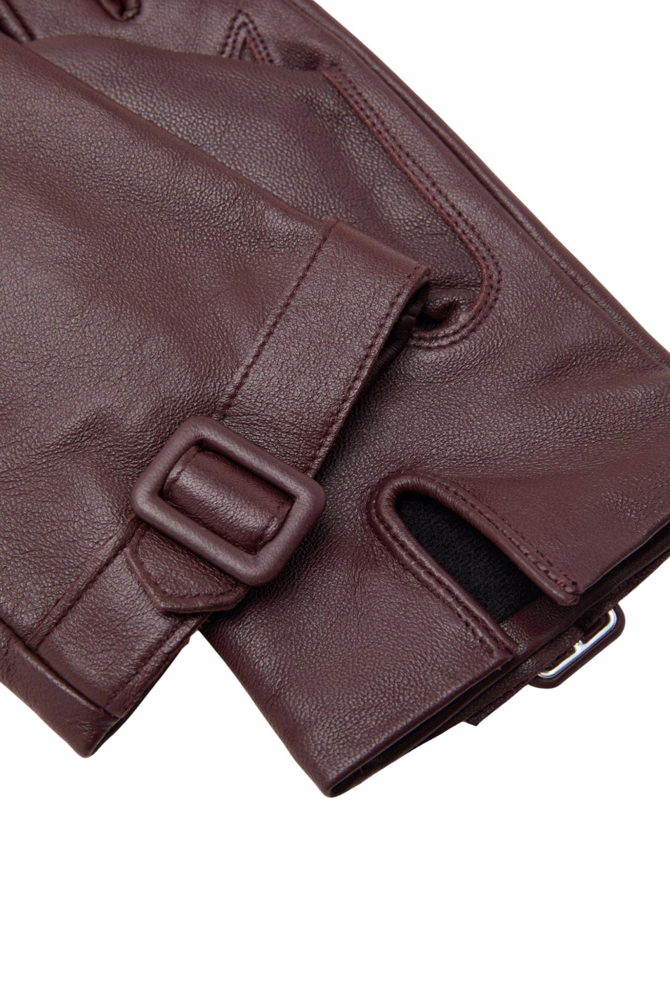 Женский Mango Перчатки BELTY из натуральной кожи (цвет ), артикул 17037770 | Фото 2