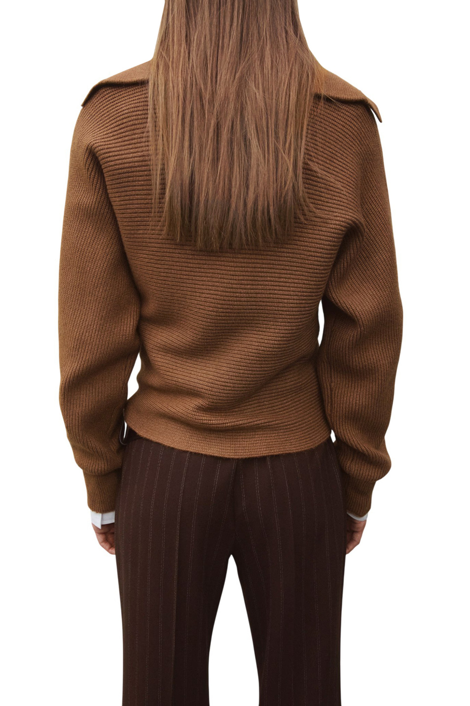 Женский Mango Джемпер FRESON с V-образным вырезом (цвет ), артикул 27014085 | Фото 3