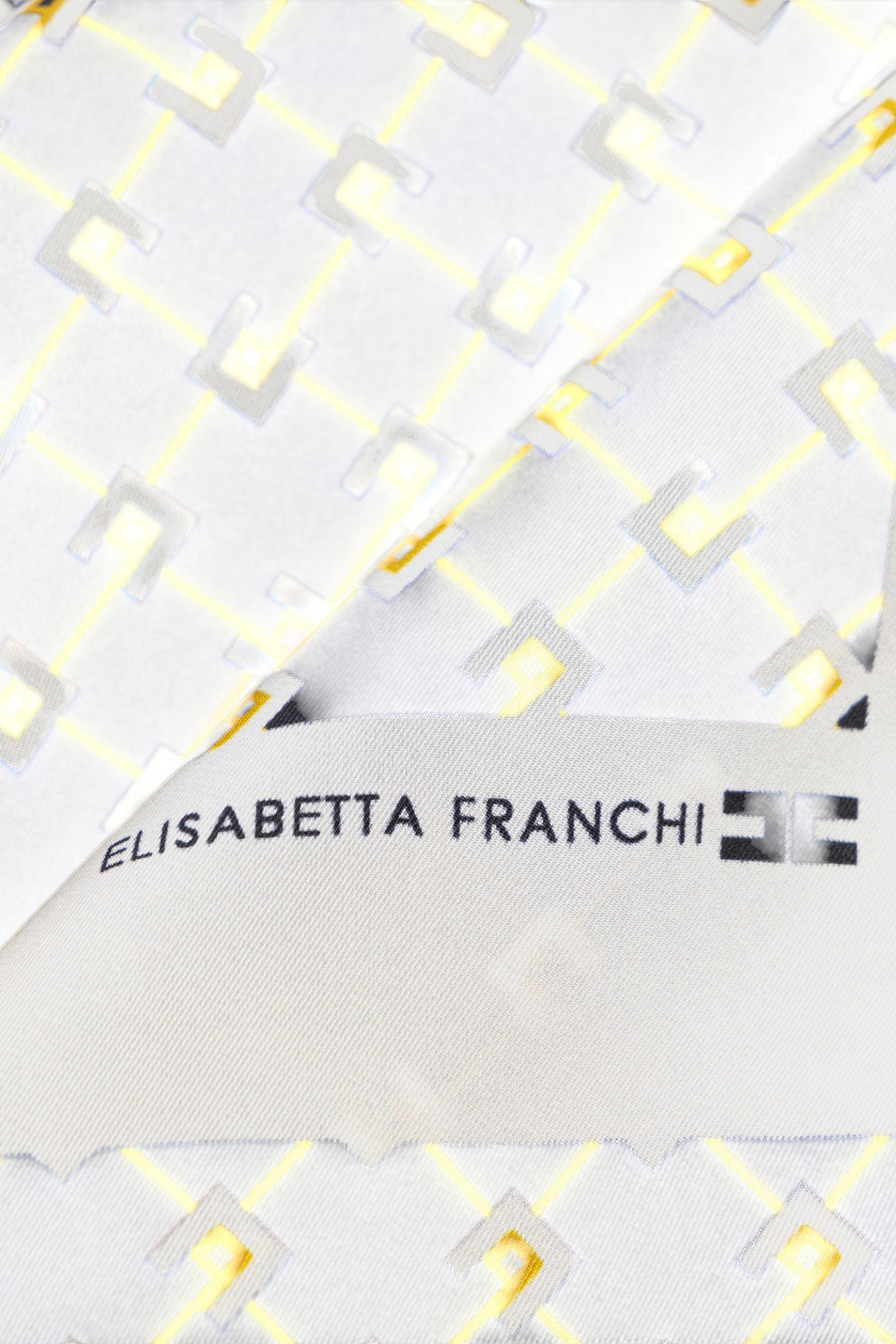 Женский Elisabetta Franchi Платок из шелка (цвет ), артикул FO05F51E2 | Фото 2