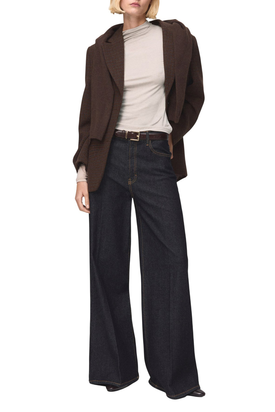 Женский Mango Водолазка SECONDPE из смесовой вискозы (цвет ), артикул 27001347 | Фото 2