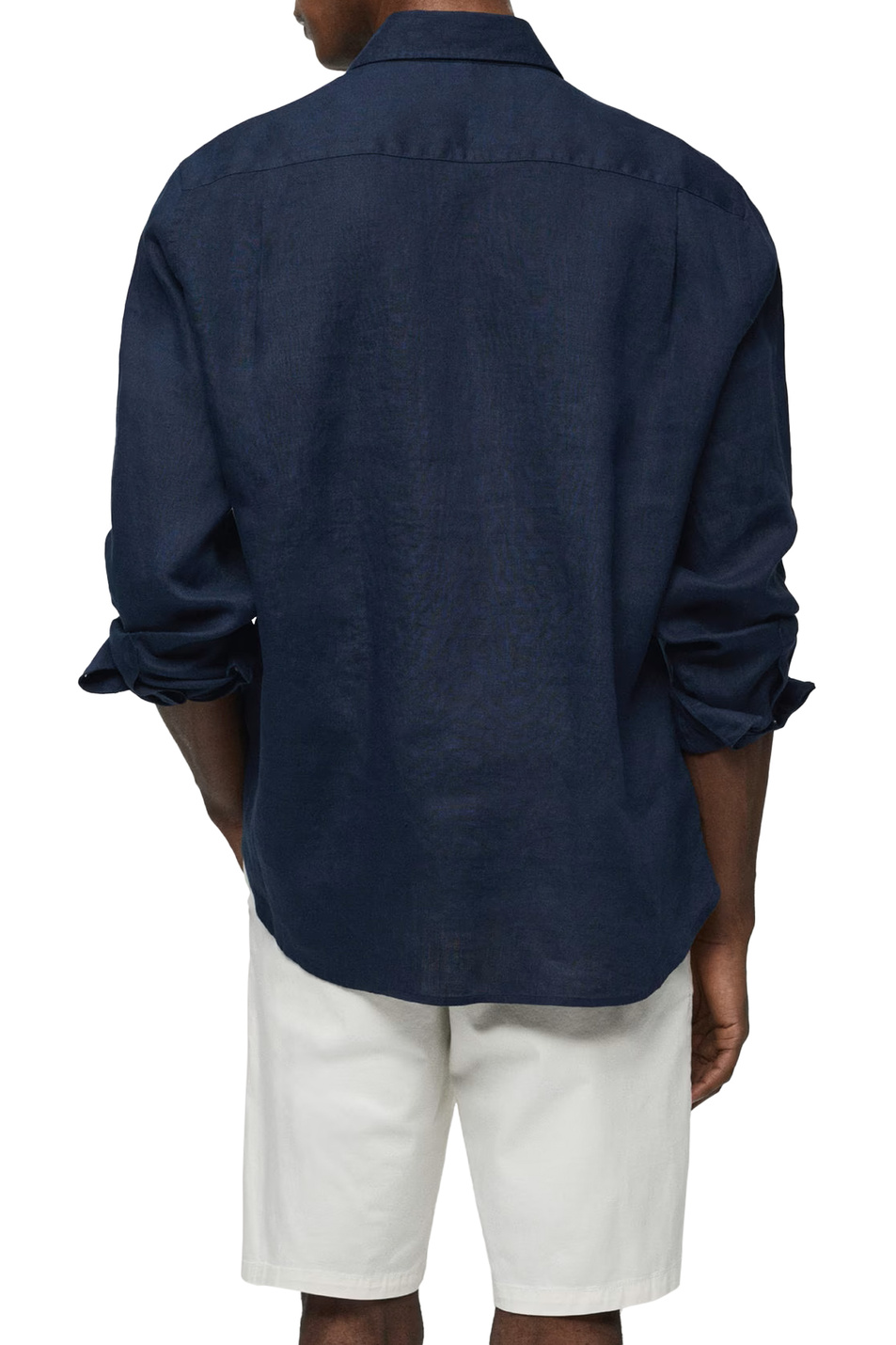 Мужской Mango Man Рубашка AVISPA из чистого льна (цвет ), артикул 67045982 | Фото 4