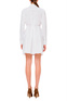 Elisabetta Franchi Платье-рубашка oversize из хлопкового поплина ( цвет), артикул AB07921E2 | Фото 3