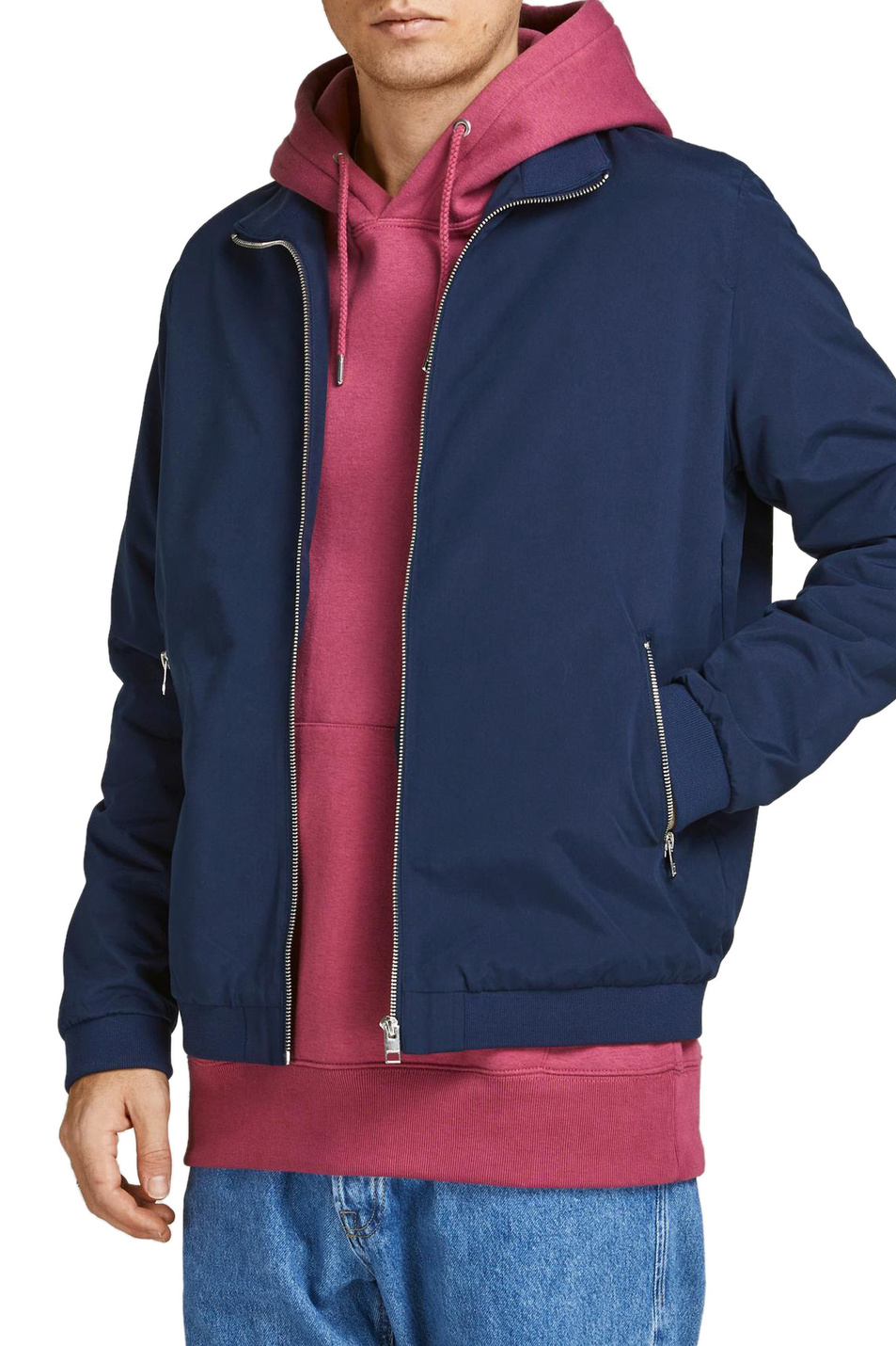 Мужской Jack & Jones Куртка с воротником-стойкой (цвет ), артикул 12204277 | Фото 3