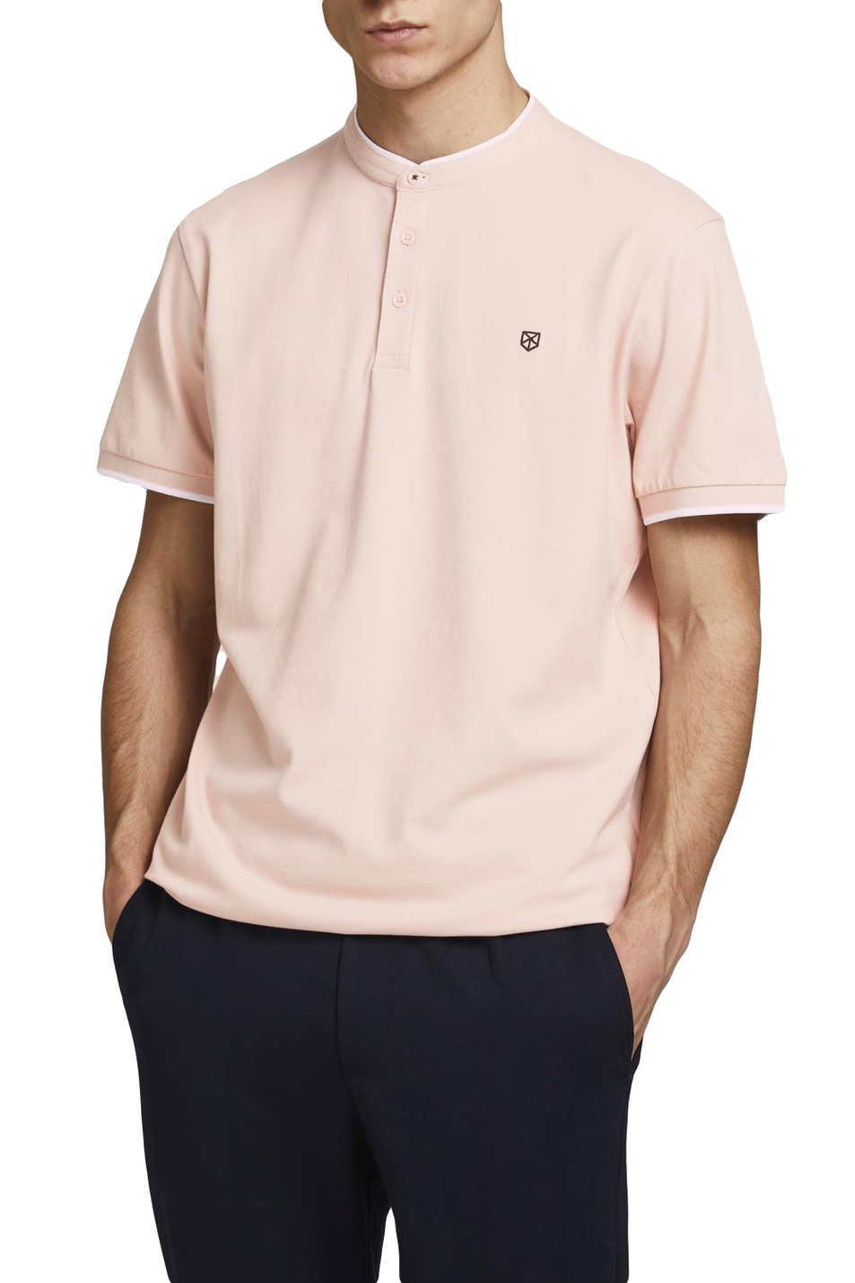 Мужской Jack & Jones Футболка поло из эластичного хлопка (цвет ), артикул 12188451 | Фото 3
