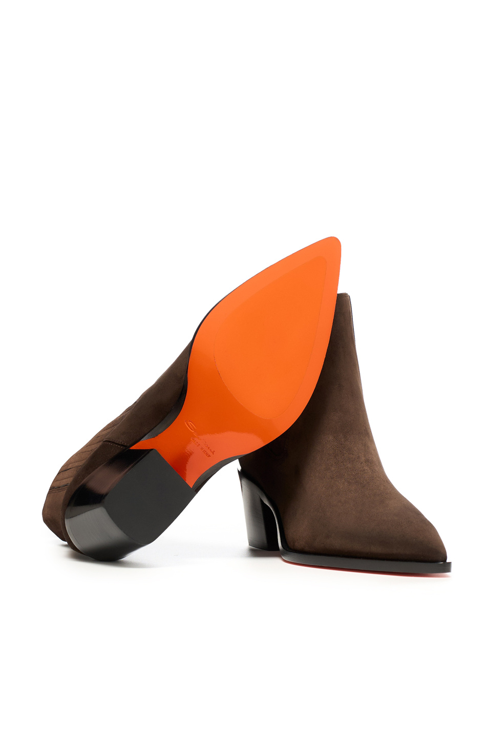 Женский Santoni Ботильоны из натуральной замши (цвет ), артикул WTOU71799BJ2NAEAT30 | Фото 7